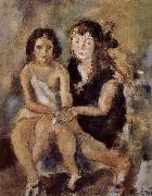 Jules Pascin Clala and Unavian oil